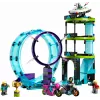 LEGO City Stuntz 60361 „Ultimate Stunt Riders Challenge“ – triukų motociklų rinkinys