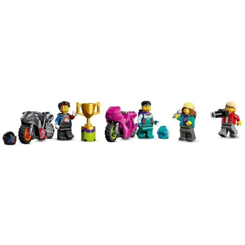 LEGO City Stuntz 60361 „Ultimate Stunt Riders Challenge“ – triukų motociklų rinkinys
