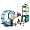 LEGO City Stuntz 60361 „Ultimate Stunt Riders Challenge“ – triukų motociklų rinkinys