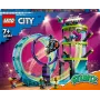 LEGO City Stuntz 60361 „Ultimate Stunt Riders Challenge“ – triukų motociklų rinkinys