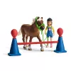 Žaidimo figūrėlių rinkinys Schleich Pony agility treniruotė 42481, įvairiaspalvis, plastikas, 3–8 metams