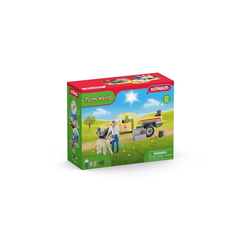Veterinarinis vizitas ūkyje Schleich FARM WORLD 42503