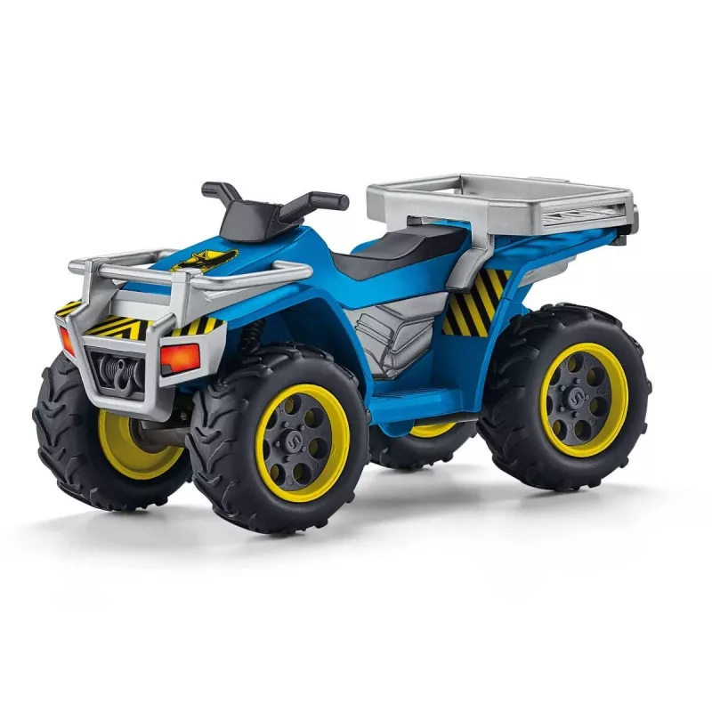 schleich Dinozaurai Pabėgimas nuo Velociraptoro keturračiu, Dinozaurai ir ugnikalnis, Tyrimų stotis, 4 m., Įvairių spalvų, Plastikas