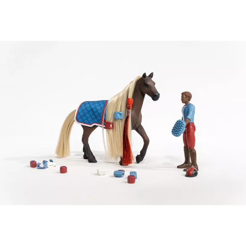 Schleich HORSE CLUB Sofia’s Beauties pradinis rinkinys Leo ir Rocky, įvairiaspalvis