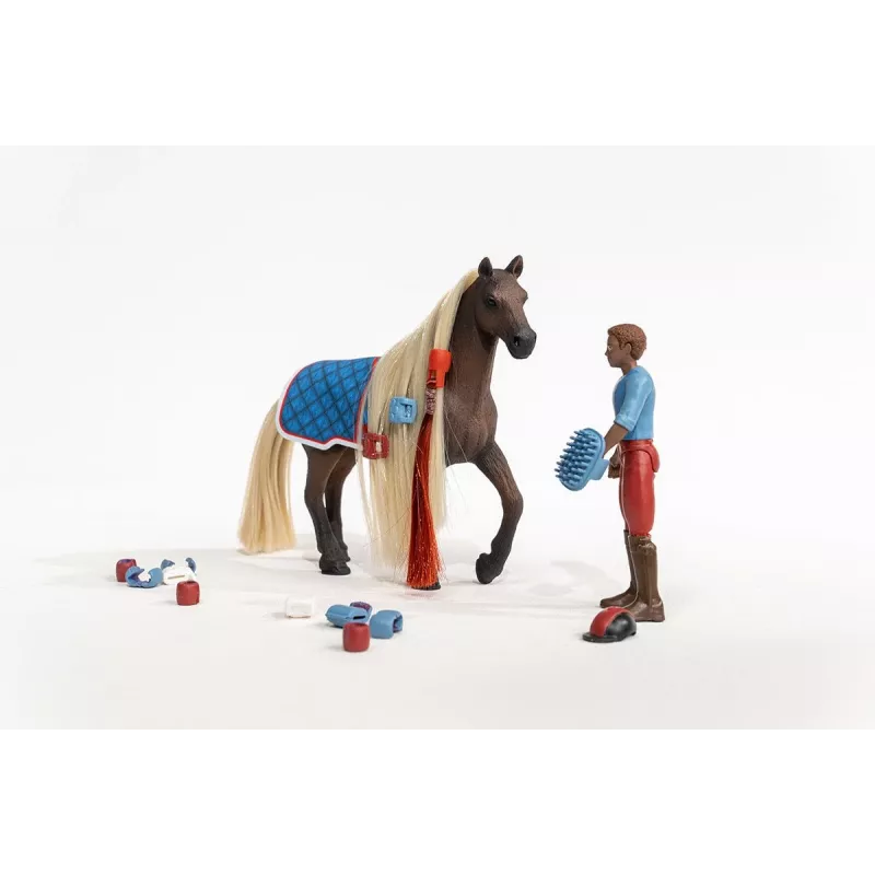 Schleich HORSE CLUB Sofia’s Beauties pradinis rinkinys Leo ir Rocky, įvairiaspalvis