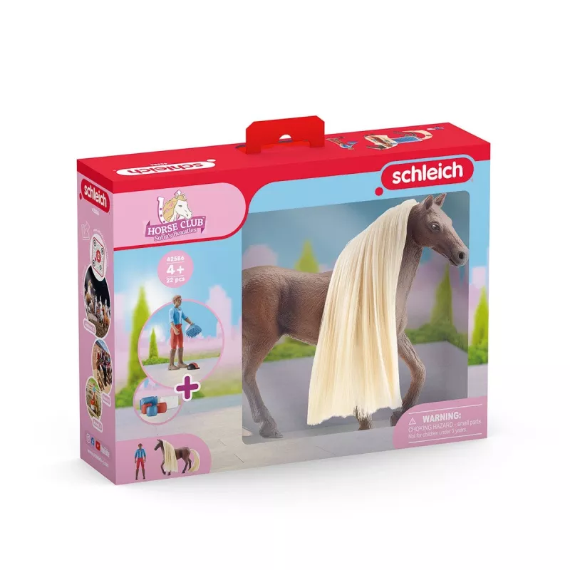 Schleich HORSE CLUB Sofia’s Beauties pradinis rinkinys Leo ir Rocky, įvairiaspalvis