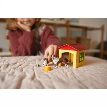 Šunų namelis Schleich FARM WORLD 42573 Įvairiaspalvis Rekomenduojamas amžius 3+