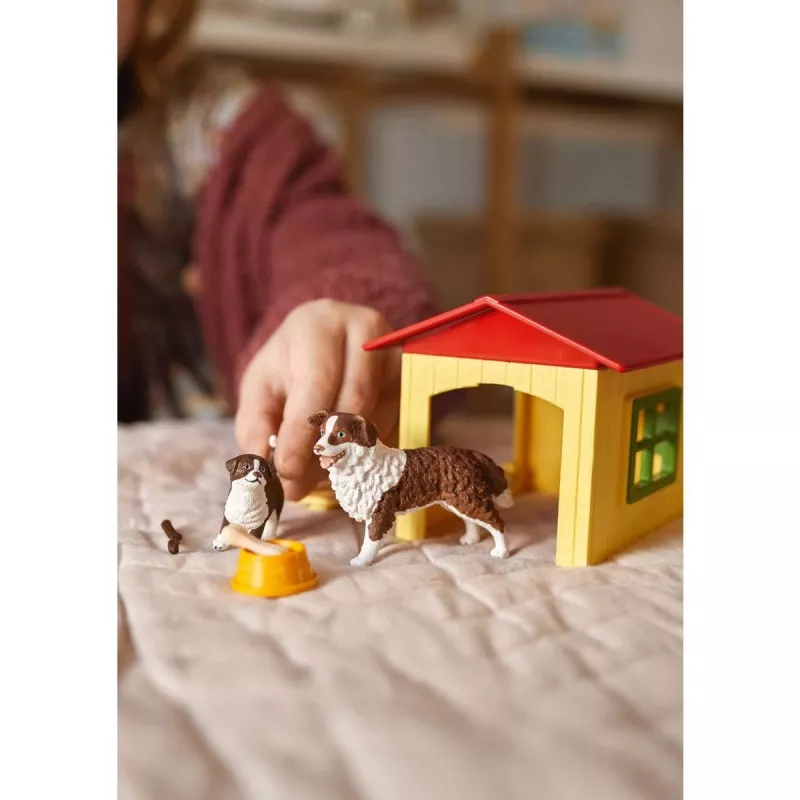 Šunų namelis Schleich FARM WORLD 42573 Įvairiaspalvis Rekomenduojamas amžius 3+