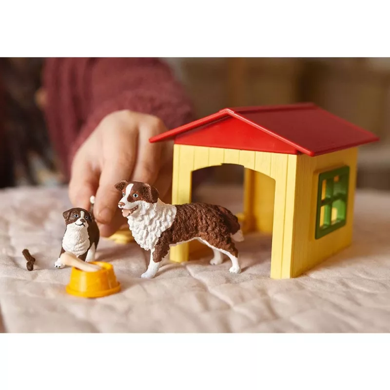 Šunų namelis Schleich FARM WORLD 42573 Įvairiaspalvis Rekomenduojamas amžius 3+