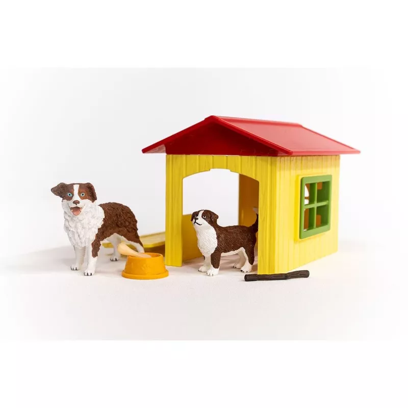 Šunų namelis Schleich FARM WORLD 42573 Įvairiaspalvis Rekomenduojamas amžius 3+