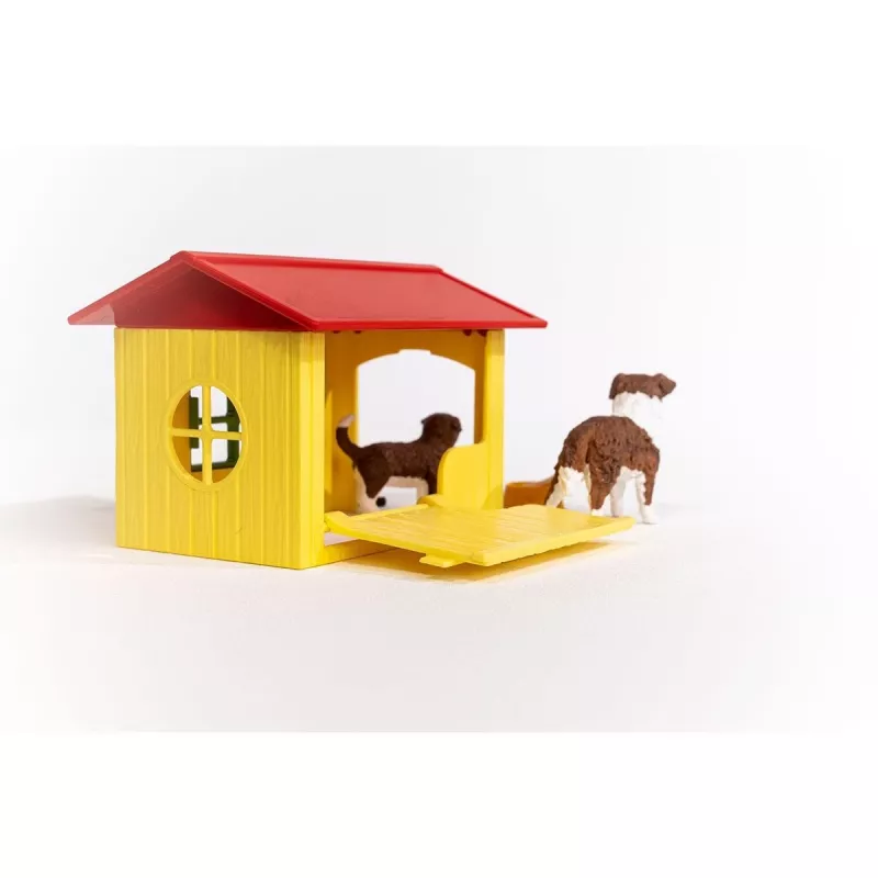 Šunų namelis Schleich FARM WORLD 42573 Įvairiaspalvis Rekomenduojamas amžius 3+