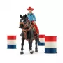 Schleich Cowgirl Barrel Racing Fun žaislų rinkinys, 3–8 m., įvairiaspalvis