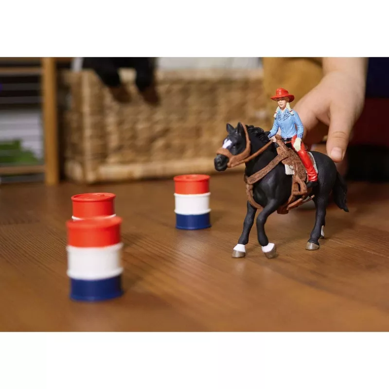 Schleich Cowgirl Barrel Racing Fun žaislų rinkinys, 3–8 m., įvairiaspalvis