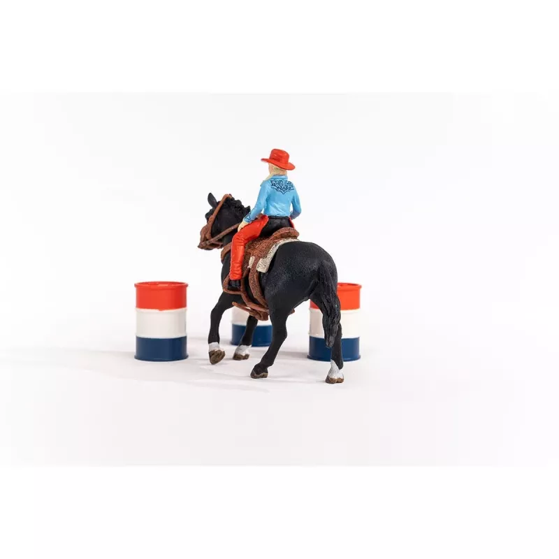 Schleich Cowgirl Barrel Racing Fun žaislų rinkinys, 3–8 m., įvairiaspalvis