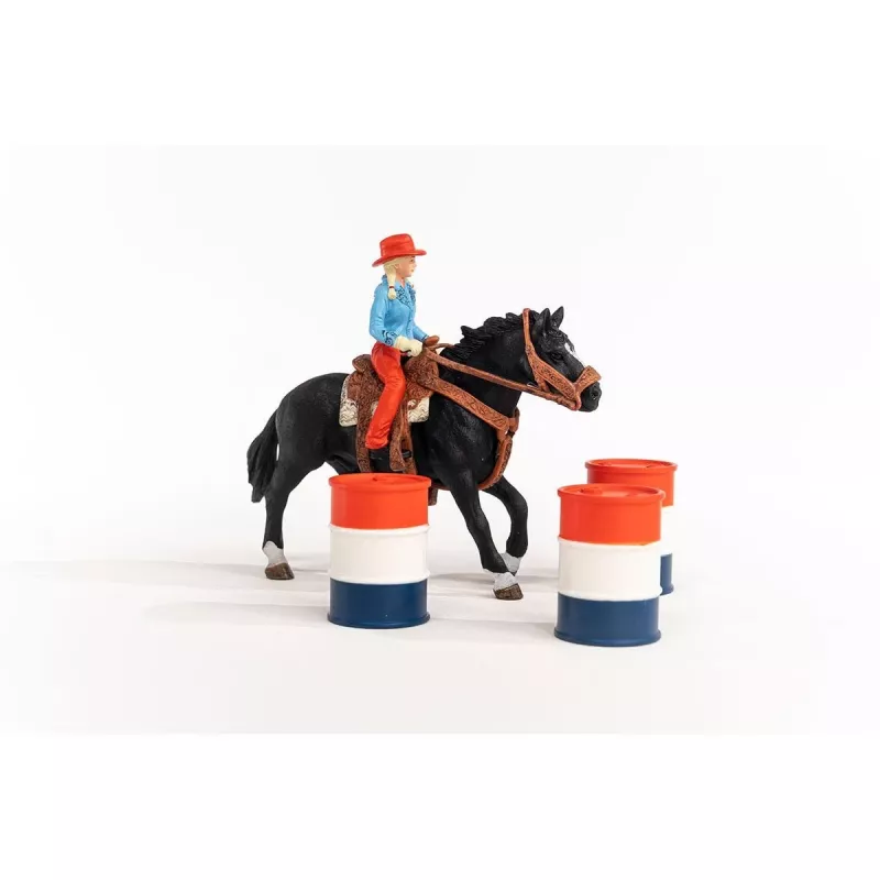 Schleich Cowgirl Barrel Racing Fun žaislų rinkinys, 3–8 m., įvairiaspalvis