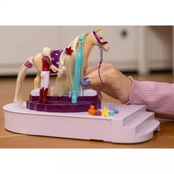 schleich HORSE CLUB Sofia’s Beauties arklio priežiūros stotelė, šukuojami karčiai, 3+ metai, įvairiaspalvė