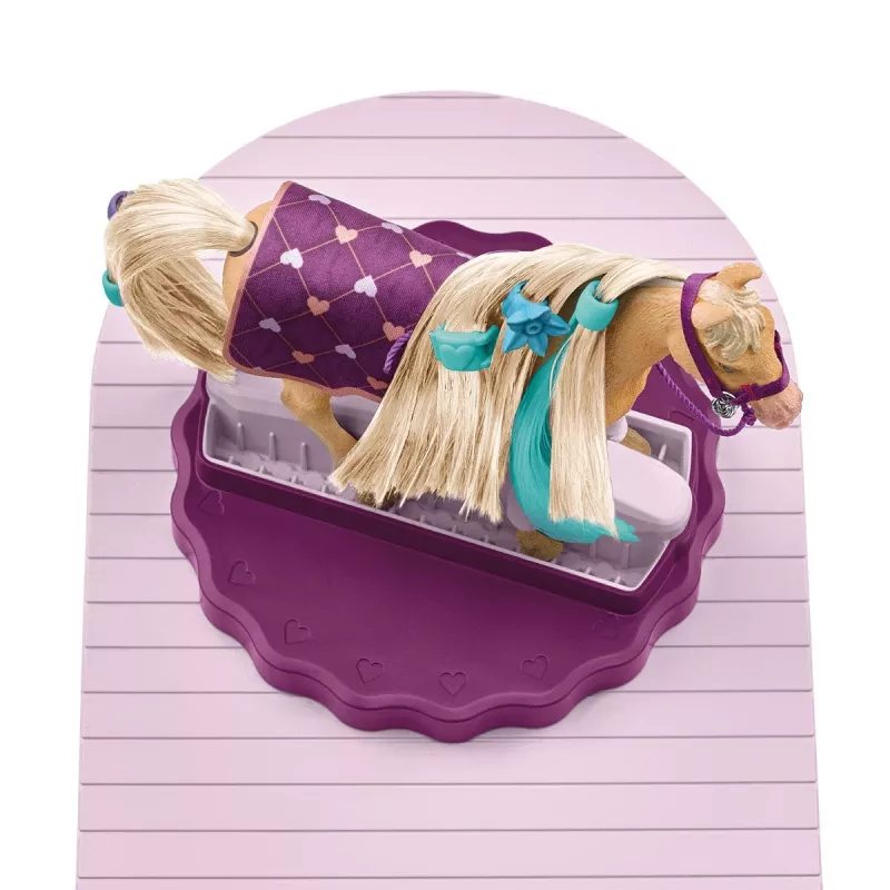 schleich HORSE CLUB Sofia’s Beauties arklio priežiūros stotelė, šukuojami karčiai, 3+ metai, įvairiaspalvė