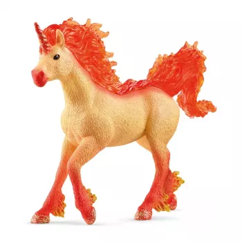 Schleich BAYALA Elementa Fire Unicorn Stallion 70756S – Ugninis vienaragis eržilas oranžinis
