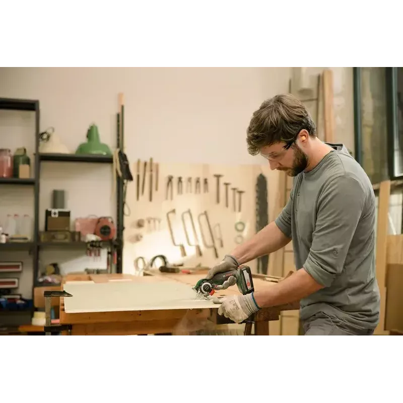 Bosch AdvancedCut 18 7000 RPM Juoda, Žalia, Raudona, Sidabrinė