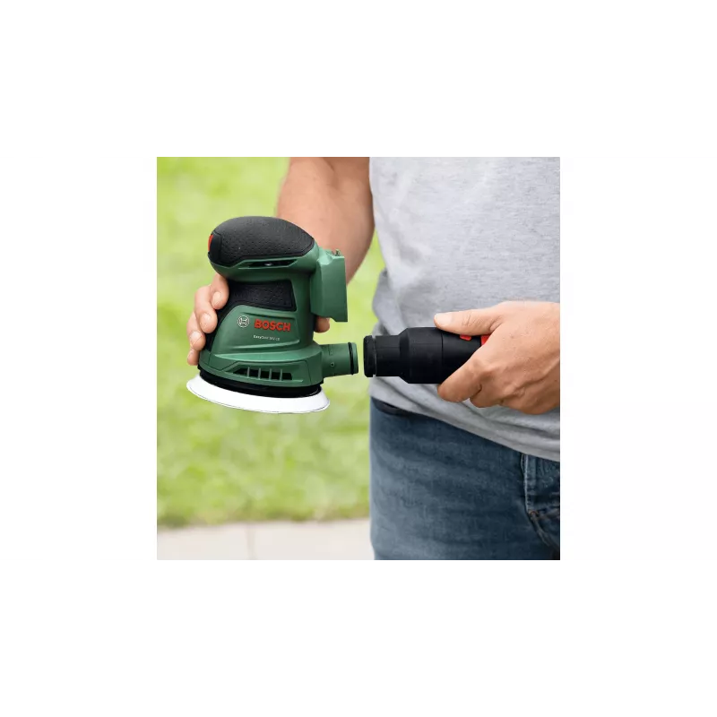 Bosch EasyOrbit 18V-10 (be akumuliatoriaus ir įkroviklio), orbitinis šlifuoklis, juodas, žalias, plastikinis, Vokietija, 23000 OPM, 1 mm