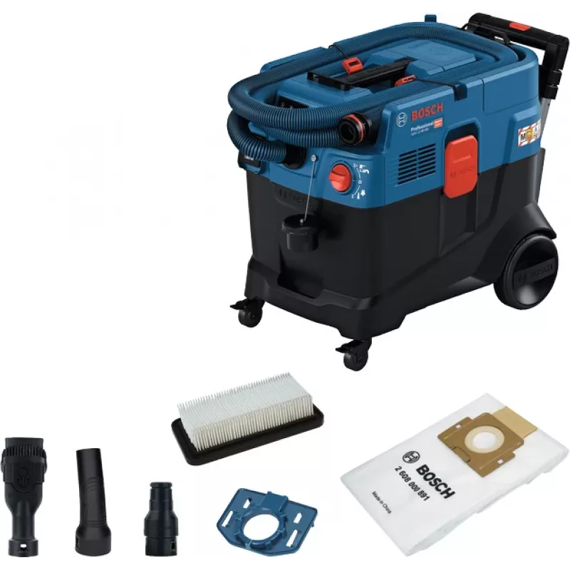 Bosch GAS 12-40 MA Professional 40 L cilindrinis dulkių siurblys sausas ir šlapias 1200 W kombinuotas