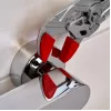 Atsarginė dalis vamzdžių veržliarakčiui Knipex 86 09 250 V01 raudonas plastikas 6 vnt.