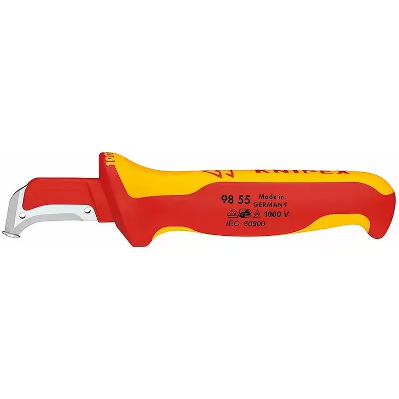 Fiksuoto peilio peilis Knipex 009855 Metalinis Raudonas Geltonas