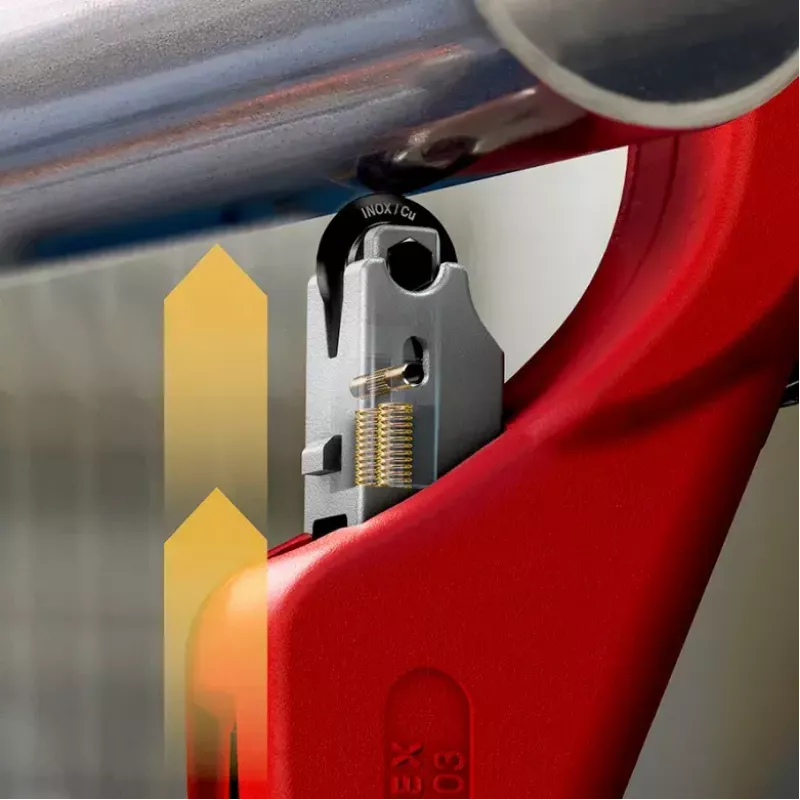 Vamzdžių pjovimo įrankis Knipex 90 31 03 BK, tinka variui, žalvariui, plienui