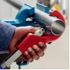 Vamzdžių pjovimo įrankis Knipex 90 31 03 BK, tinka variui, žalvariui, plienui