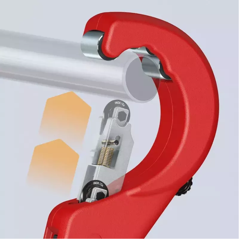 Vamzdžių pjovimo įrankis Knipex 90 31 03 BK, tinka variui, žalvariui, plienui