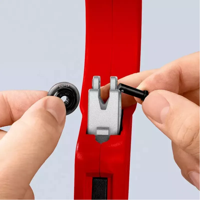 Vamzdžių pjovimo įrankis Knipex 90 31 03 BK, tinka variui, žalvariui, plienui