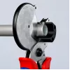 Vamzdžių žirklės Knipex 90 25 25, aliuminio, juodos/mėlynos/raudonos, 210 mm