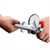 Vamzdžių žirklės Knipex 90 25 25, aliuminio, juodos/mėlynos/raudonos, 210 mm