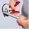 Vamzdžių žirklės Knipex 90 25 25, aliuminio, juodos/mėlynos/raudonos, 210 mm