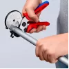 Vamzdžių žirklės Knipex 90 25 25, aliuminio, juodos/mėlynos/raudonos, 210 mm
