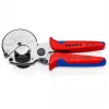 Vamzdžių žirklės Knipex 90 25 25, aliuminio, juodos/mėlynos/raudonos, 210 mm