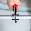 Vamzdžių žirklės Knipex 90 25 25, aliuminio, juodos/mėlynos/raudonos, 210 mm