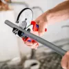Vamzdžių žirklės Knipex 90 25 25, aliuminio, juodos/mėlynos/raudonos, 210 mm