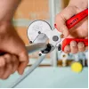 Vamzdžių žirklės Knipex 90 25 25, aliuminio, juodos/mėlynos/raudonos, 210 mm