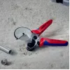 Vamzdžių žirklės Knipex 90 25 25, aliuminio, juodos/mėlynos/raudonos, 210 mm
