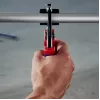 Vamzdžių žirklės Knipex 90 25 25, aliuminio, juodos/mėlynos/raudonos, 210 mm