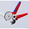 Vamzdžių žirklės Knipex 90 25 25, aliuminio, juodos/mėlynos/raudonos, 210 mm
