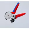 Vamzdžių žirklės Knipex 90 25 25, aliuminio, juodos/mėlynos/raudonos, 210 mm