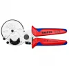 Vamzdžių žirklės Knipex 90 25 25, aliuminio, juodos/mėlynos/raudonos, 210 mm