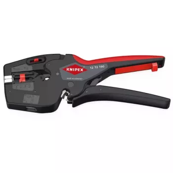 Knipex 12 72 190 kombinuotos replės, plienas, plastikinė rankena, juoda/raudona, 190 mm