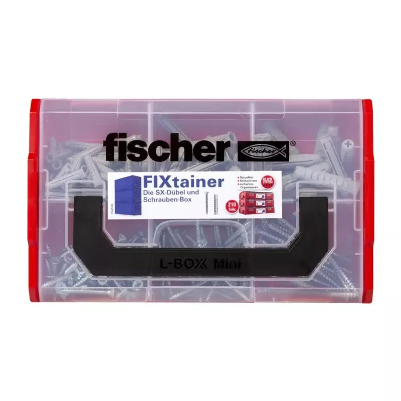 Fischer 532891 Varžtų ir kaiščių rinkinys 105 vnt.