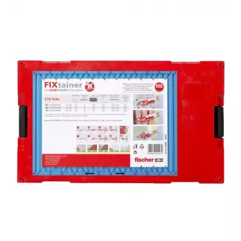 Fischer FIXtainer DUOPOWER 535968 – 210 vnt. sausainių tipo inkarai
