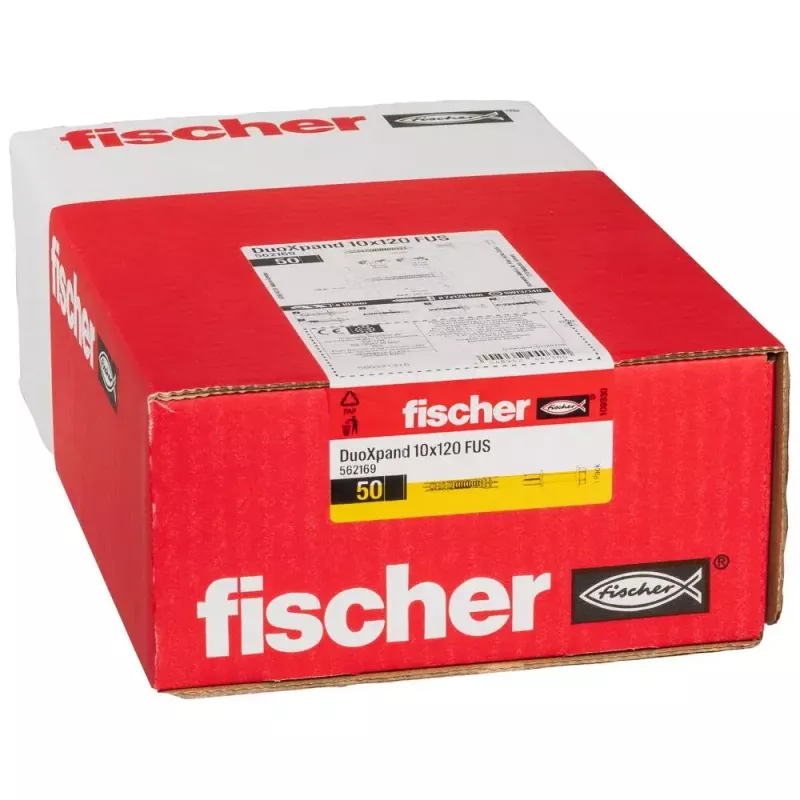 Fischer 562169 120 mm Nailoninis plėtimosi kaištis, 50 vnt.