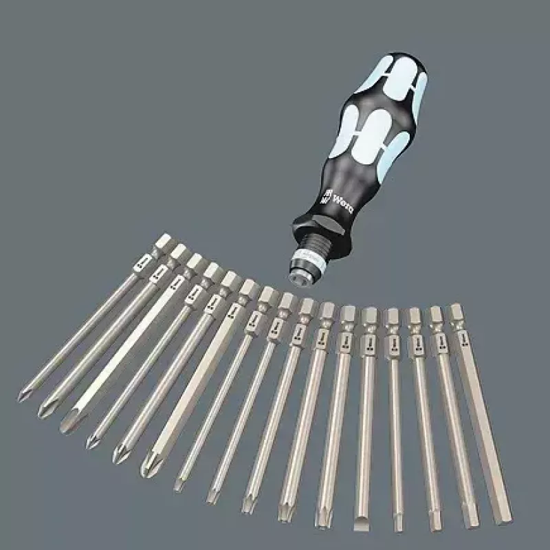 Wera Kompakt 60 antgalių rinkinys 16 vnt., Torx, 89 mm