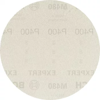 Šlifavimo tinkleliai Bosch EXPERT M480 125 mm K400, pakuotė po 5 vnt.